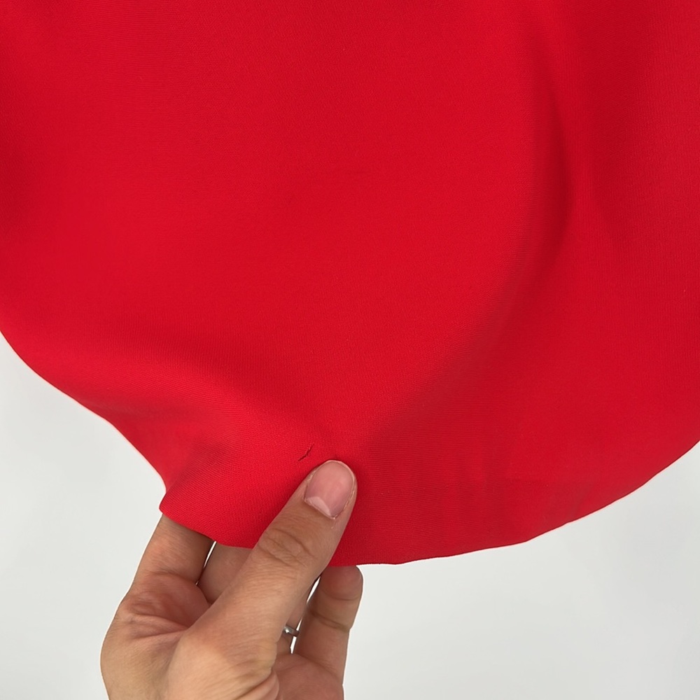 Red Formal Mini Dress - Picture 6 of 9